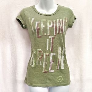 Aeropostale Keeping It Green Short Sleeve T-shirt